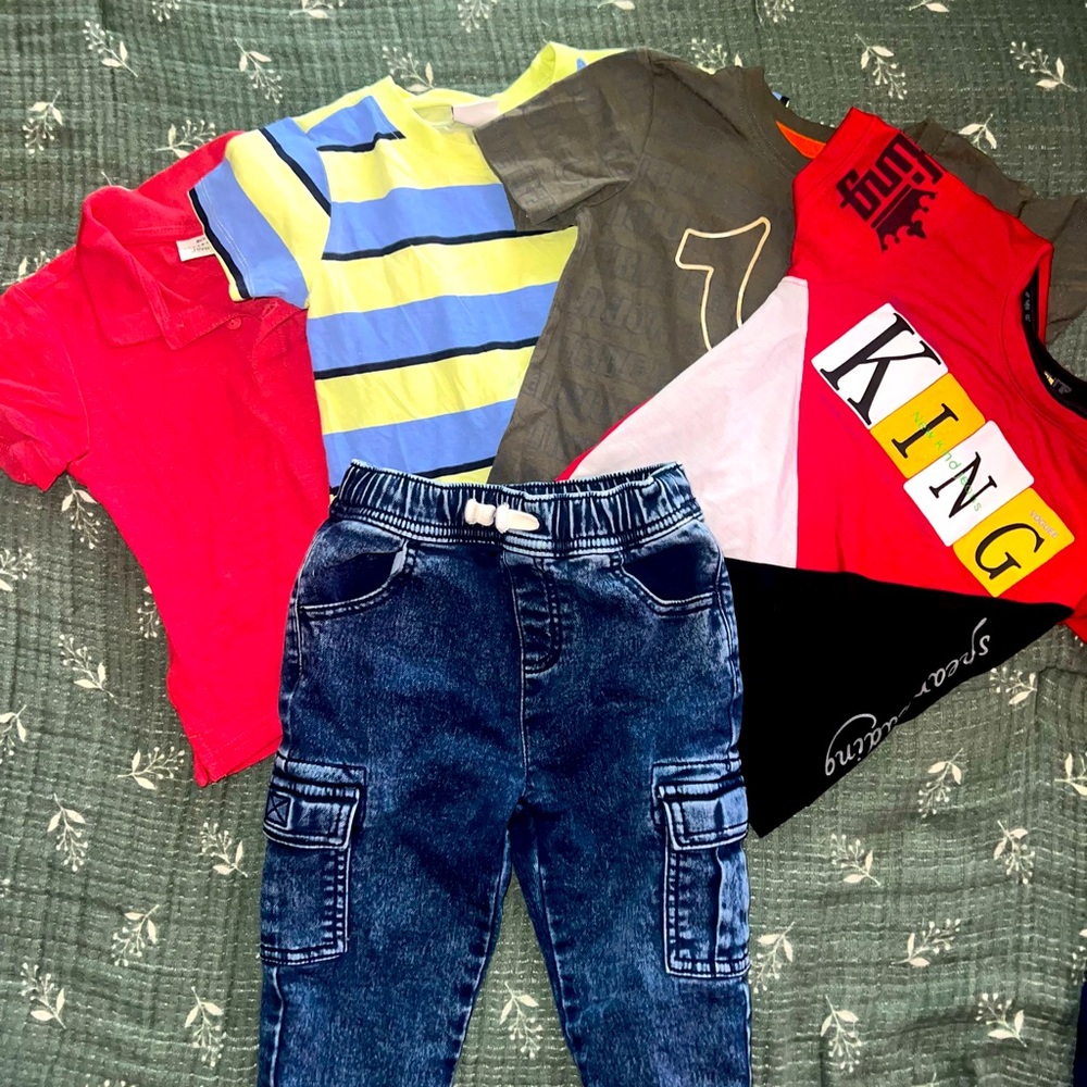 New and gently used Lot of infant and toddler boys winter and summer clothing
